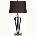 Cling 28 Crystal Ball Table Lamp - Black CL106070